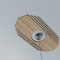 Ekena Millwork Chrysler Wood Fretwork Pierced Ceiling Medallion, Red Oak, 18"W x 9"H x 4 3/4"ID x 3/8"T CMWP18X09X0375CSRO - alternate 7